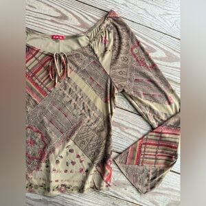 Y2K gas blouse size m- no tag